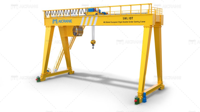 European type double girder gantry crane