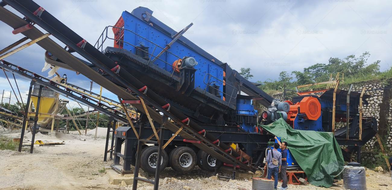 combined mobile crusher plant