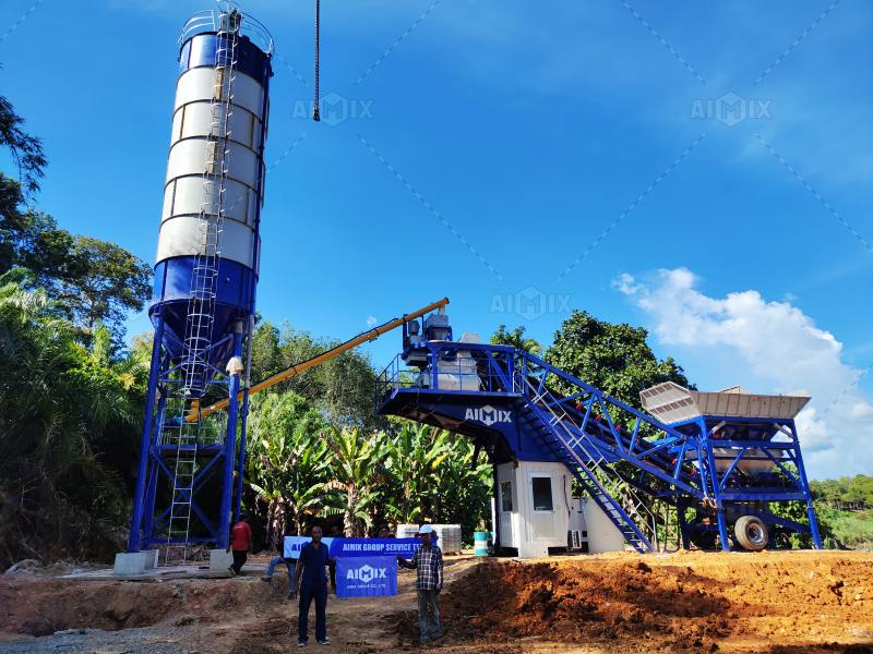 AJY35 portable concrete plant for Sale