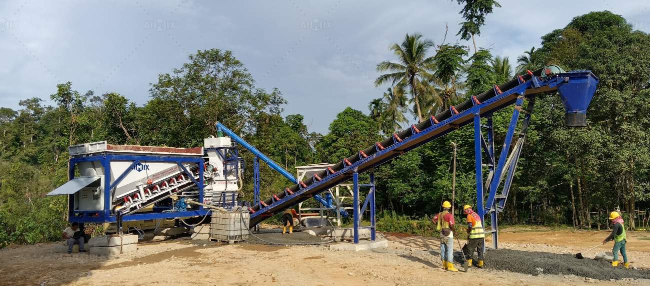 Aimix portable batching plant solution