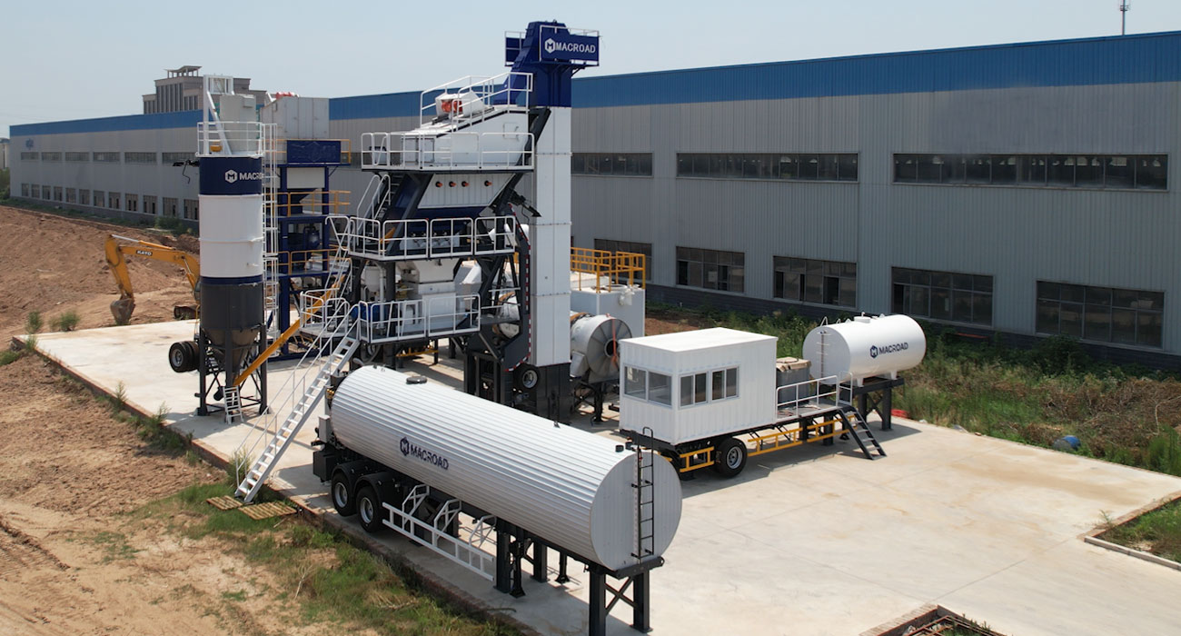 ALYQ90 mobile asphalt batching plant for sale model in Macroad