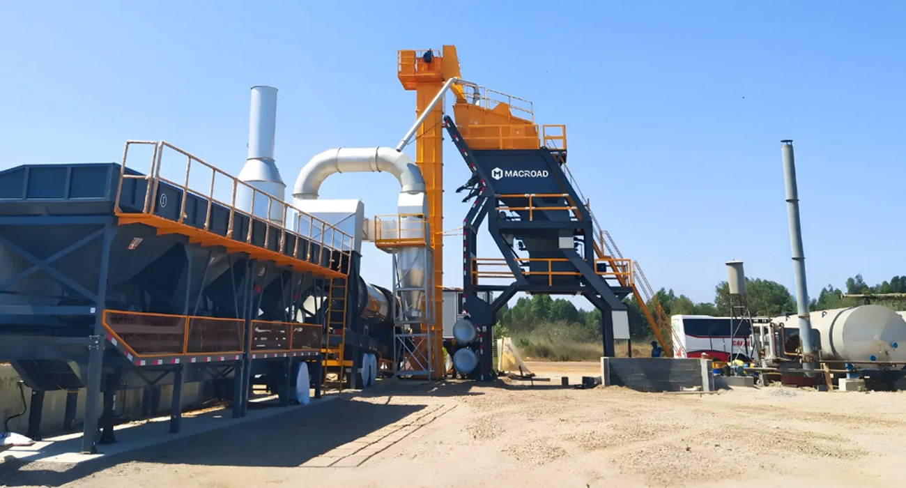 Move Like Magic ALYQ90 mobile asphalt plant with effiency