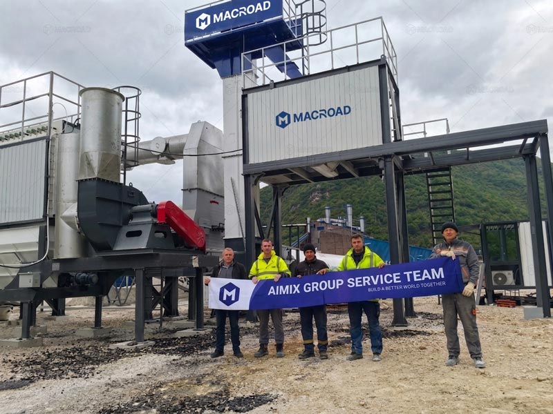 Continuous Asphalt Plant Successfully Installed and Commissioned in Bosnia and Herzegovina