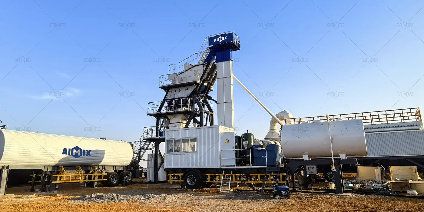 Main Advantages of the ALYQ Mobile Asphalt Mixing Plant
