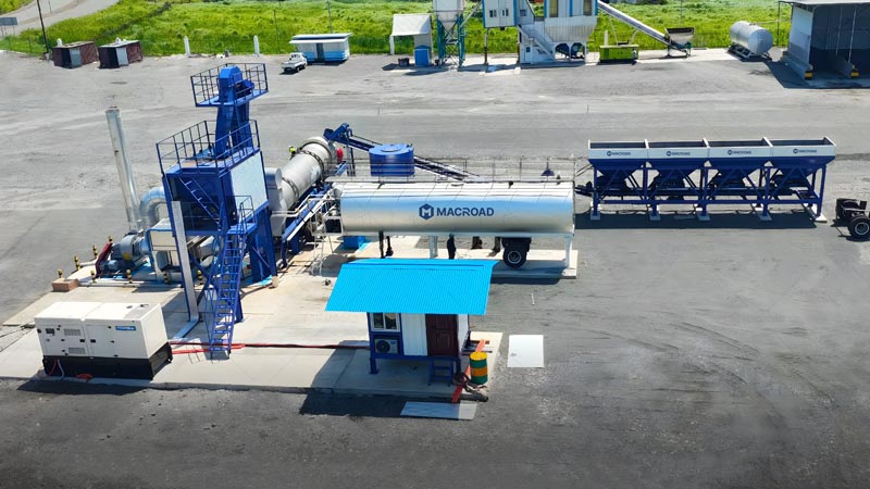 Mobile Asphalt Plant for Mountainous Areas and Multiple Projects